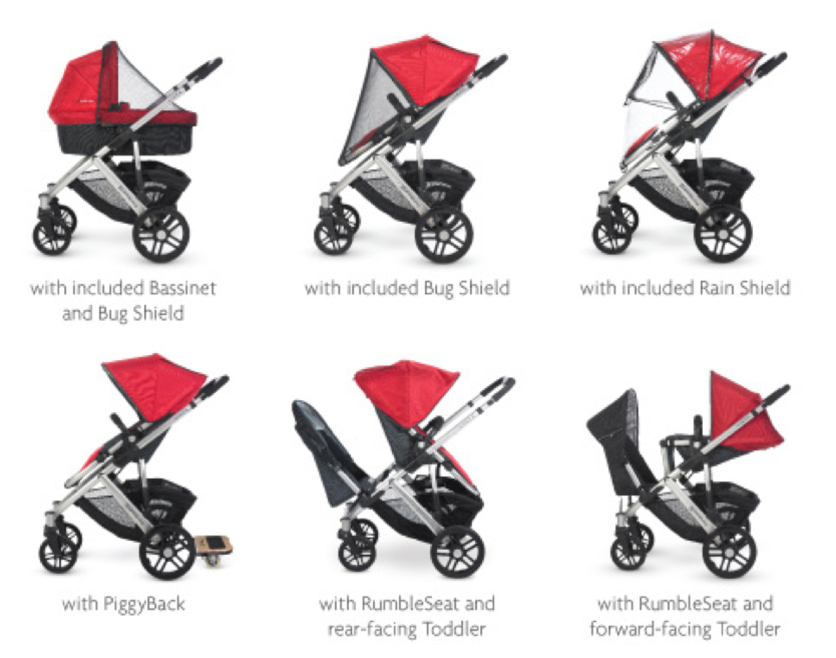 how to fold uppababy vista with rumble seat