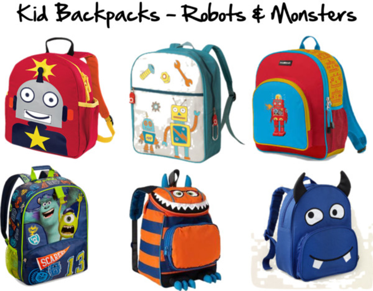 Best Backpacks - Monsters and Robots
