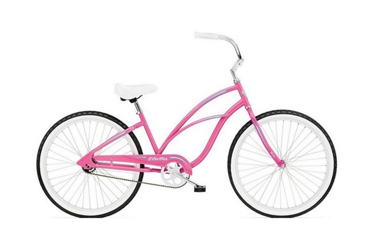 pink electra bike