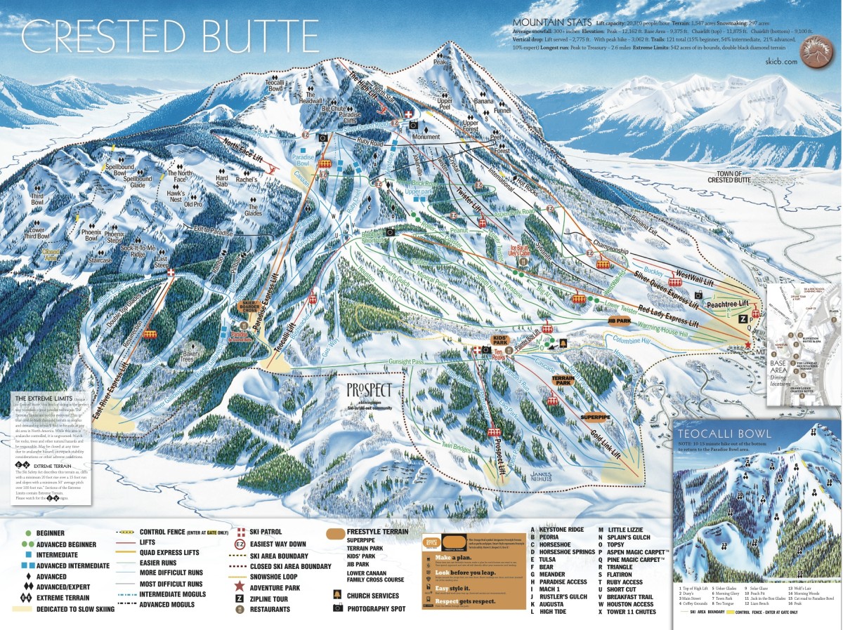 crested butte trail map