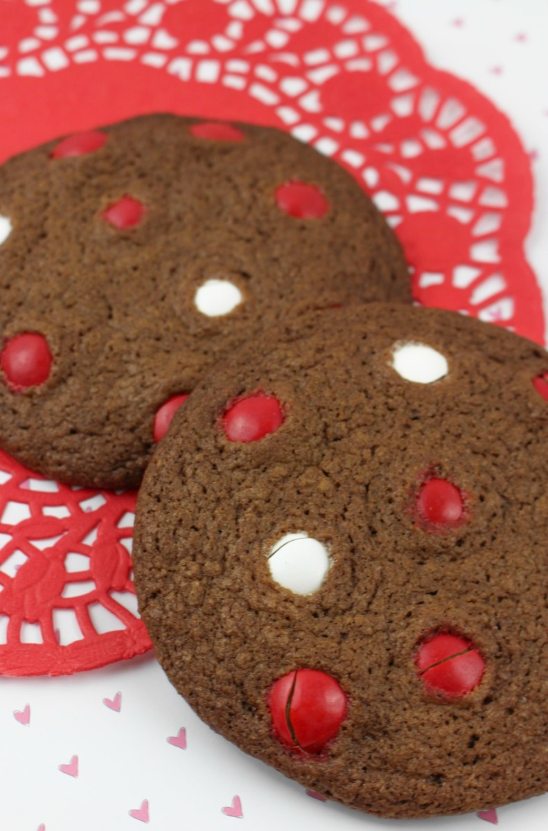 white chocolate peppermint cookies