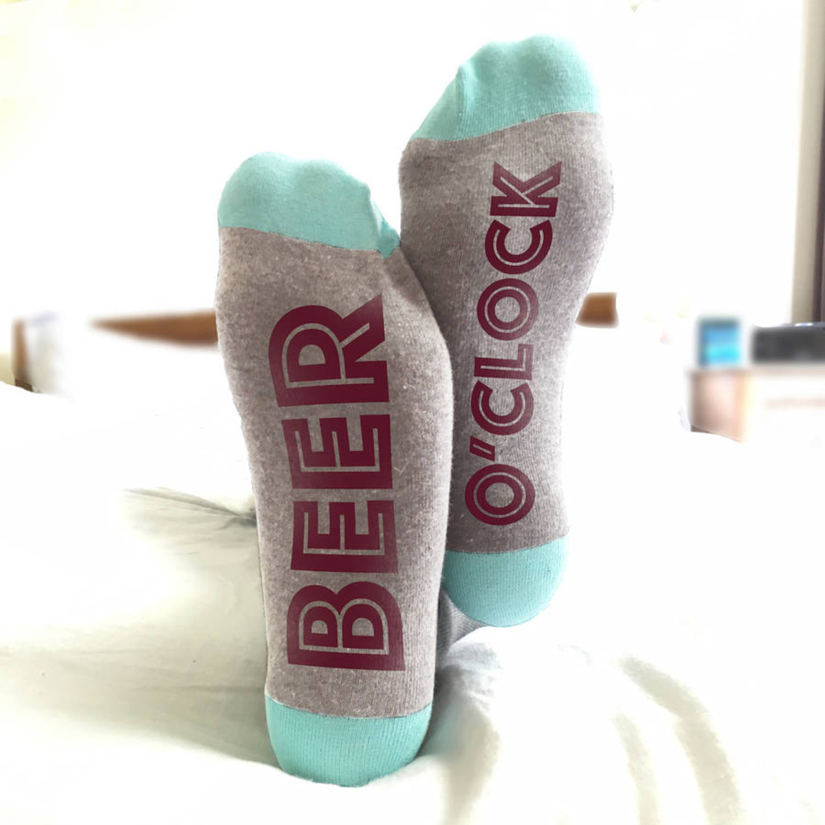 beer o clock socks