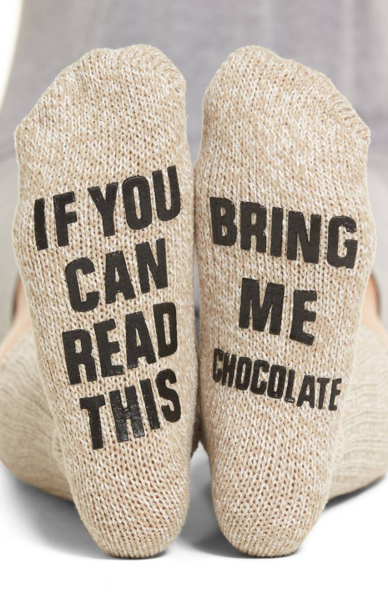 chocolate socks