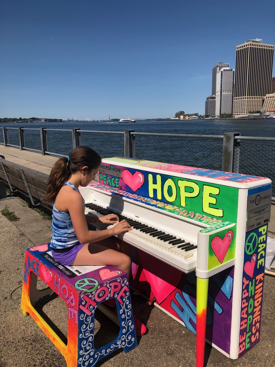 Colorful Outdoor Pianos in NYC