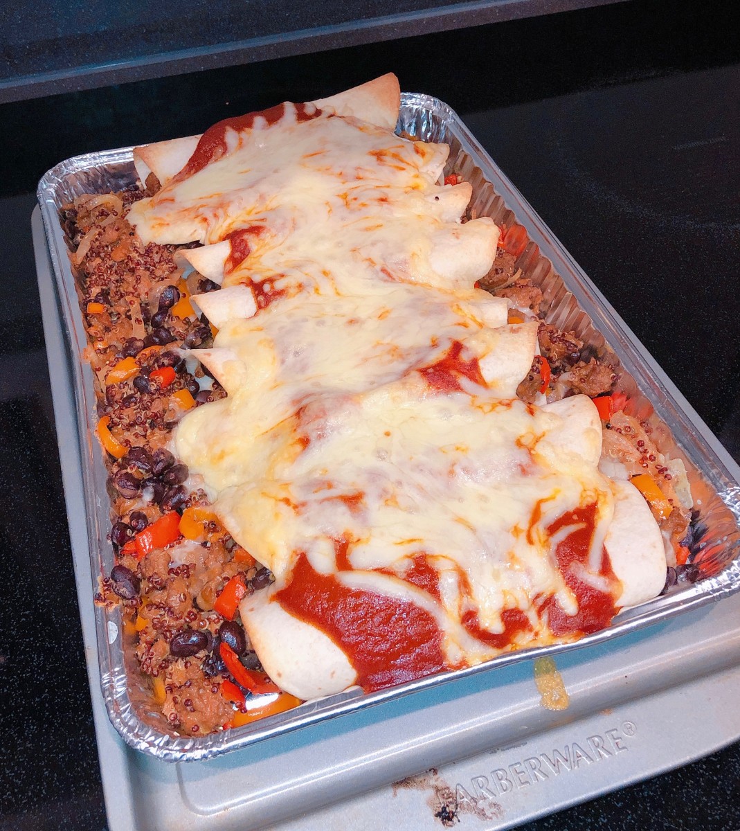 Tasty Meatless Enchiladas Recipe with Beyond Beef