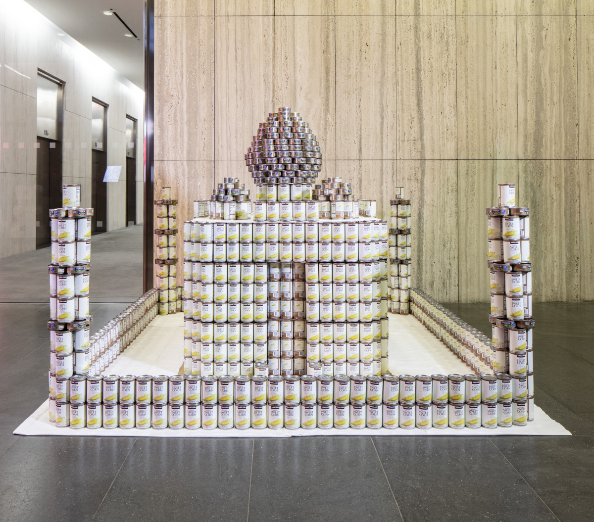 Canstruction Helps City Harvest Collections