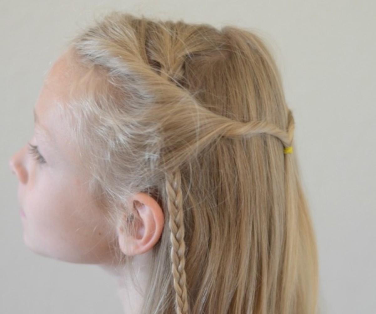 DIY Head Chain & easy Hippie hairstyles - YouTube