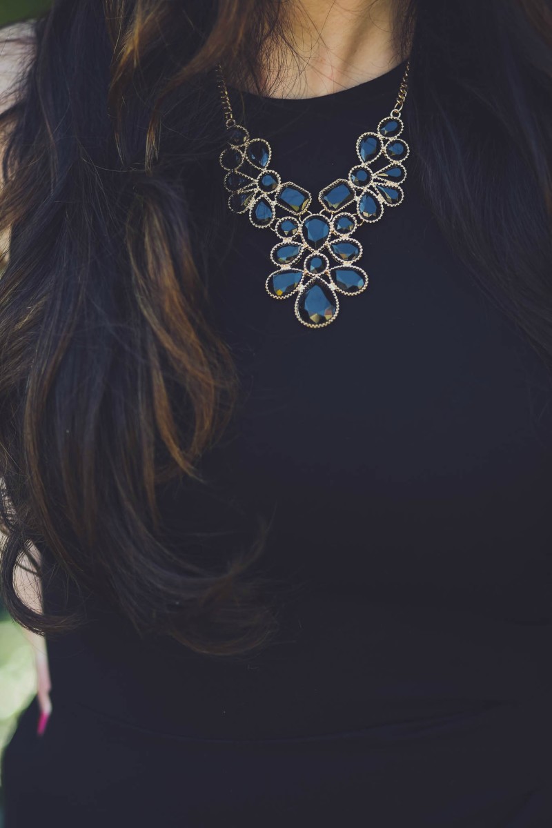 holiday statement necklace