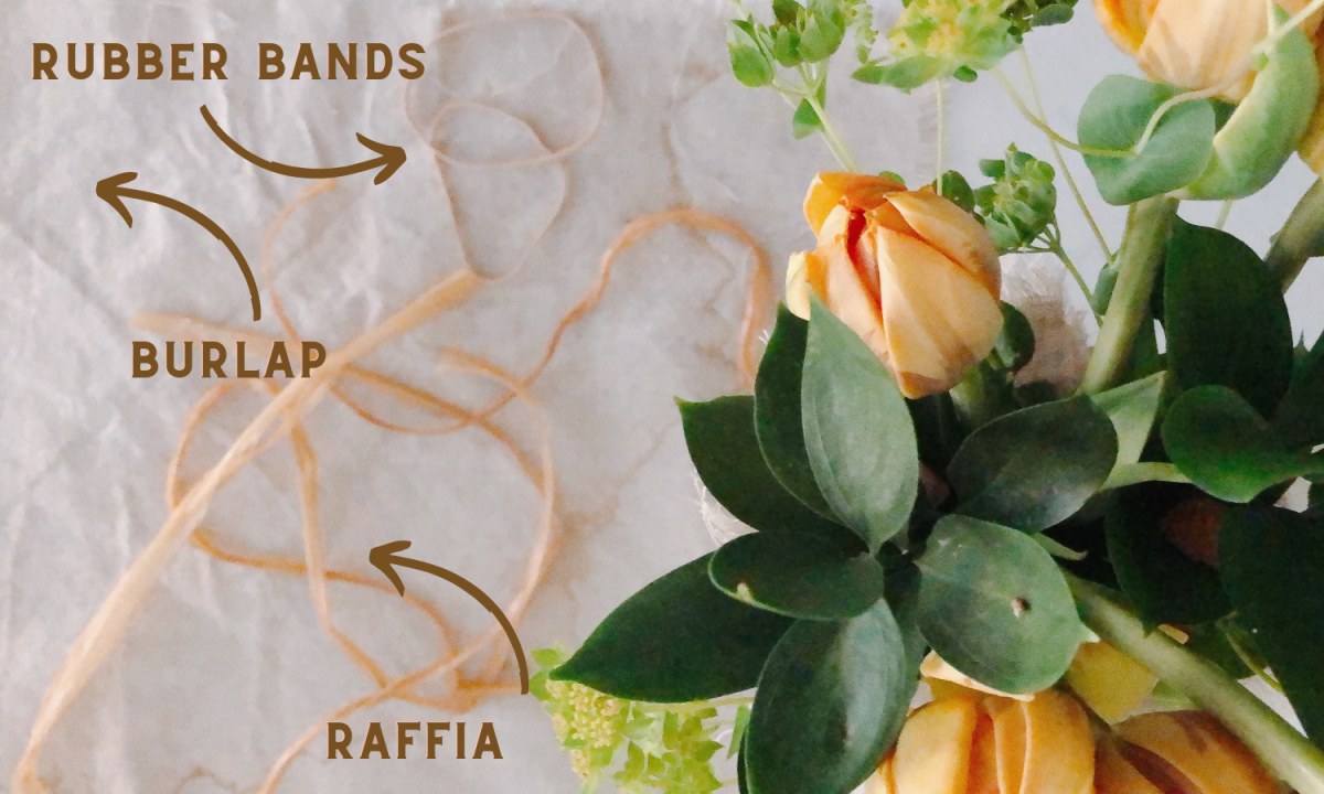 DIY Easy Burlap Flower Bouquet