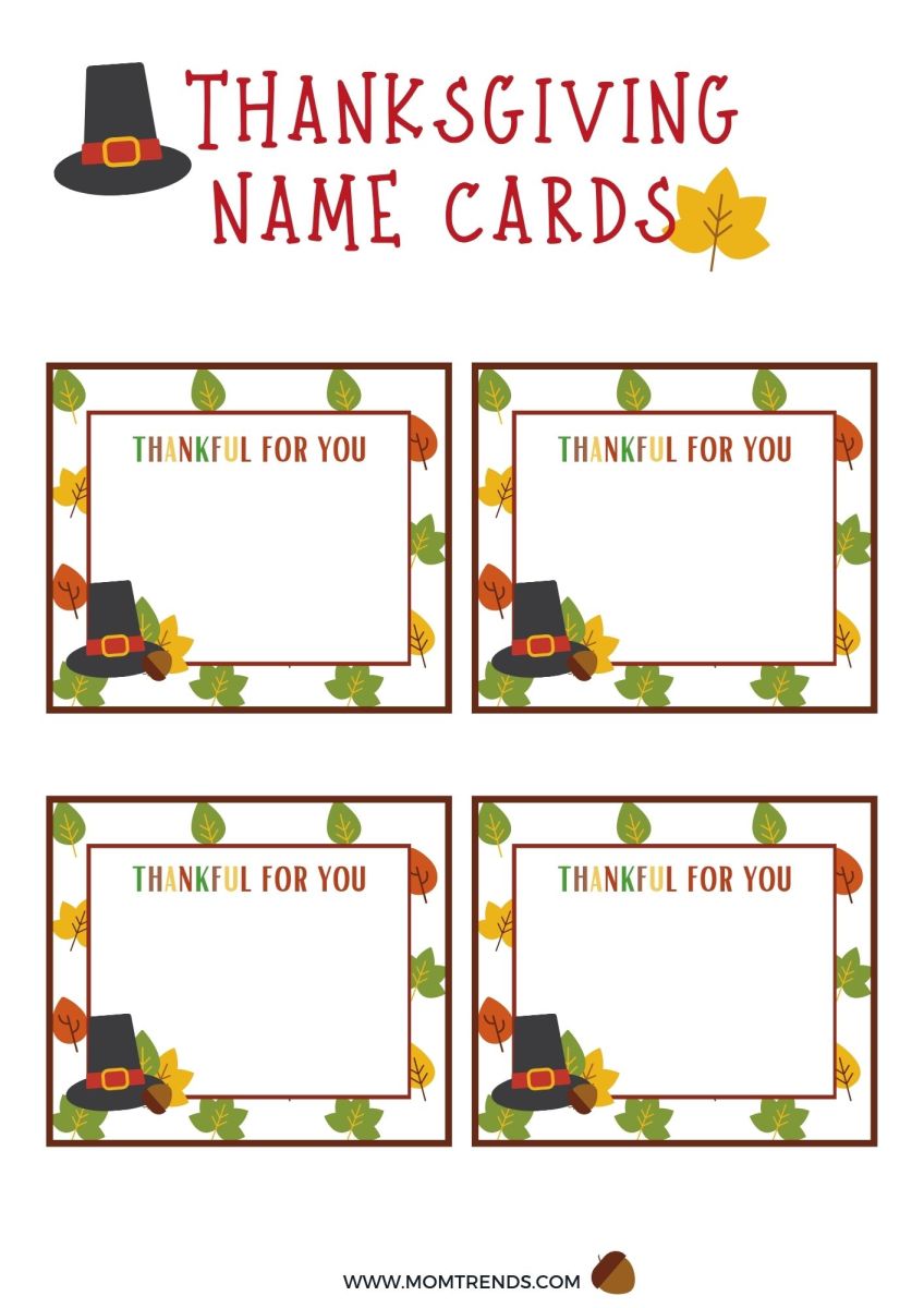 Thanksgiving Gratitude Free Printables MomTrends