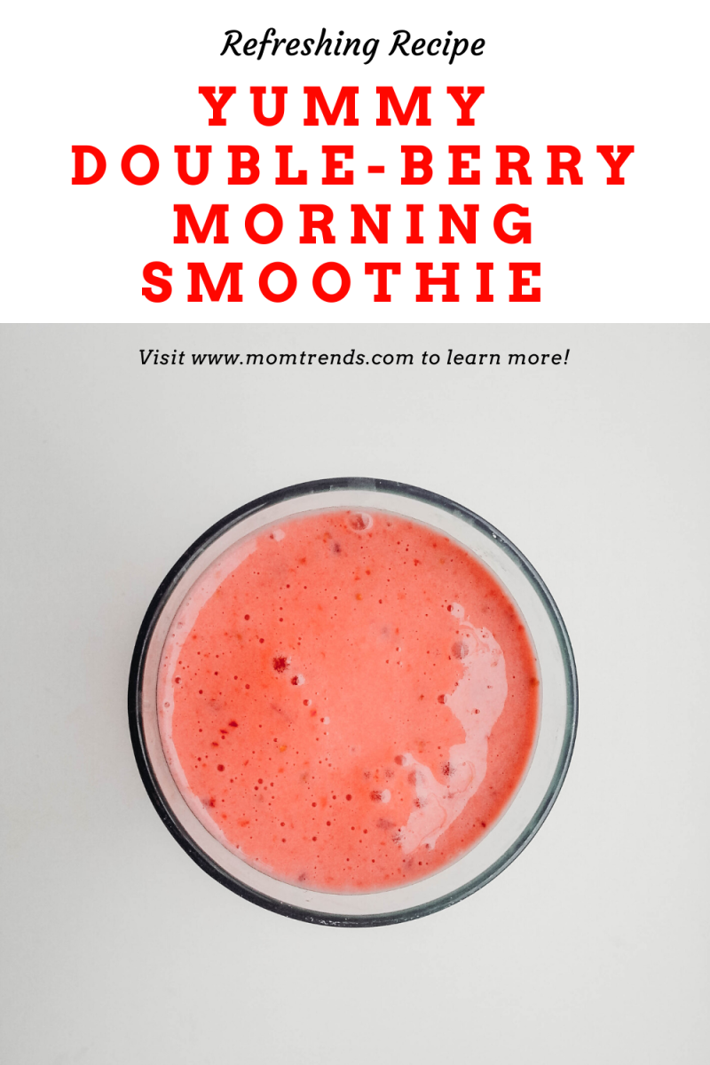 Simple and Yummy Double-Berry Morning Smoothie Recipe