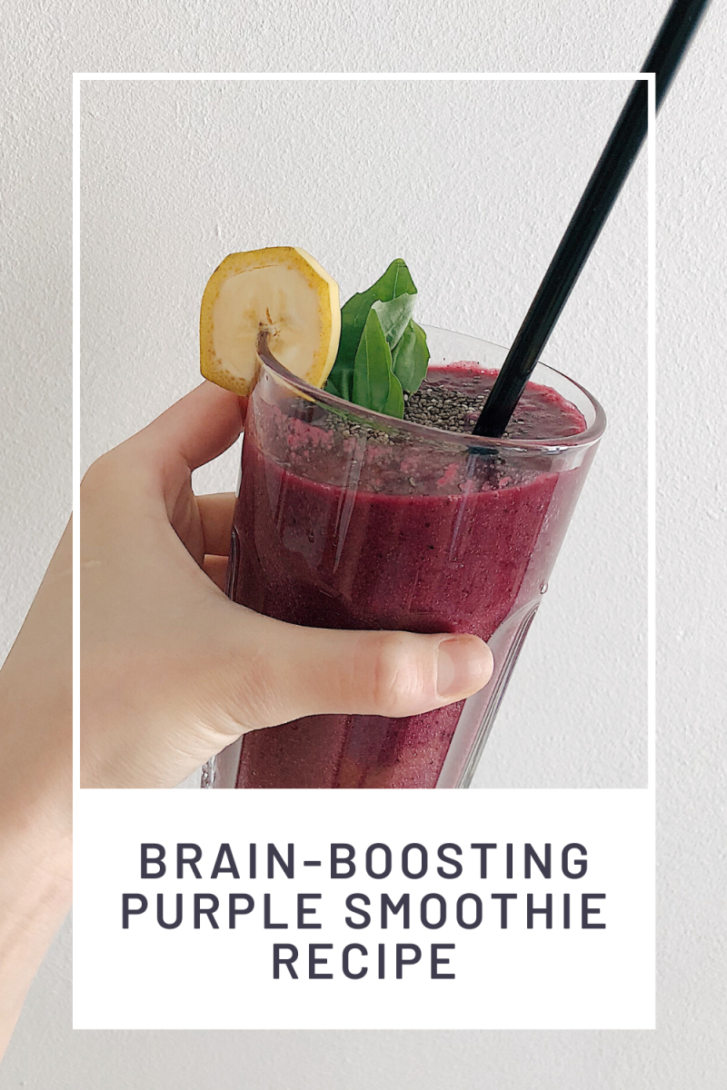 Brain-Boosting Purple Smoothie Recipe