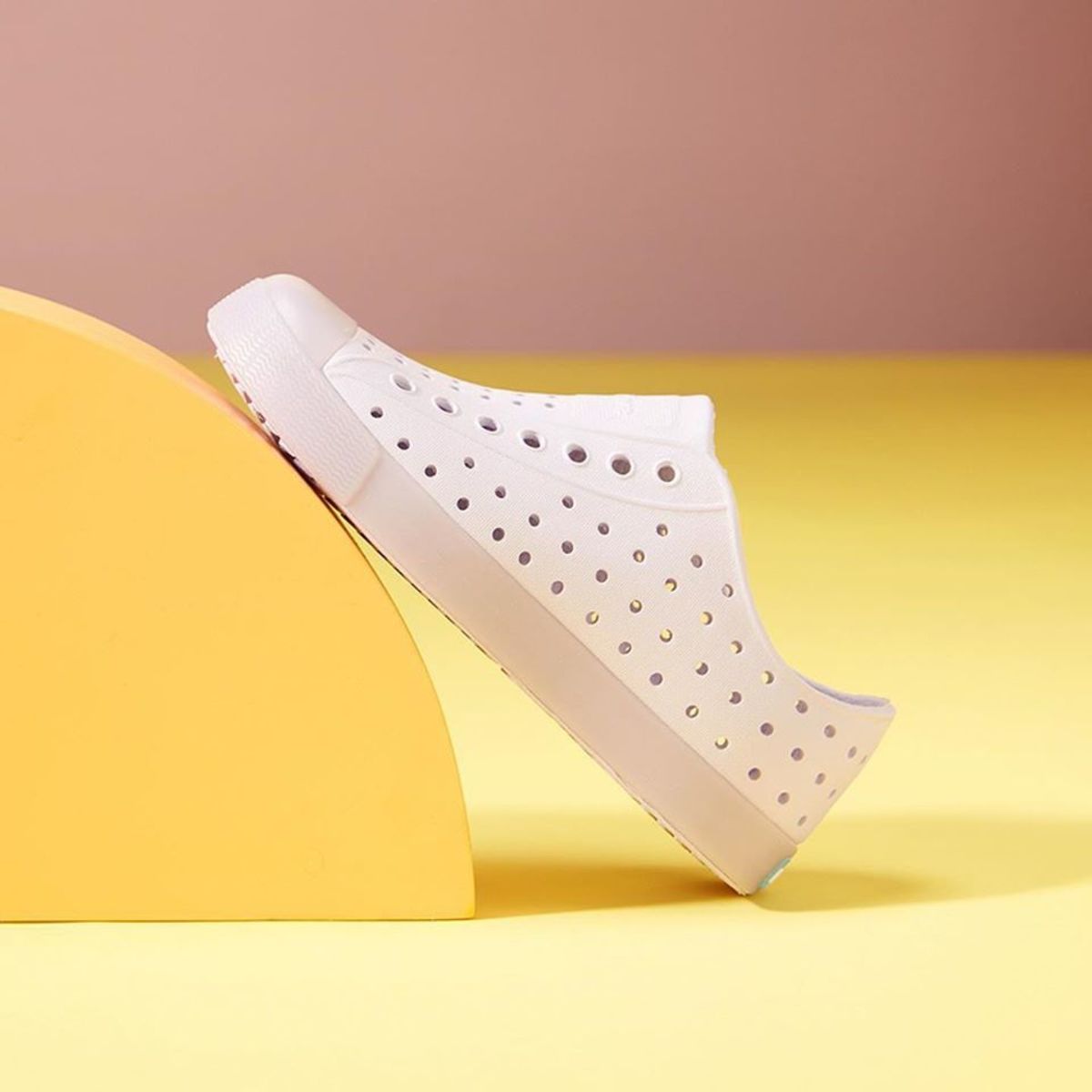 yellow native shoes