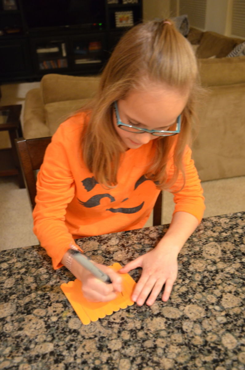 Halloween Crafting Spookley the Square Pumpkin