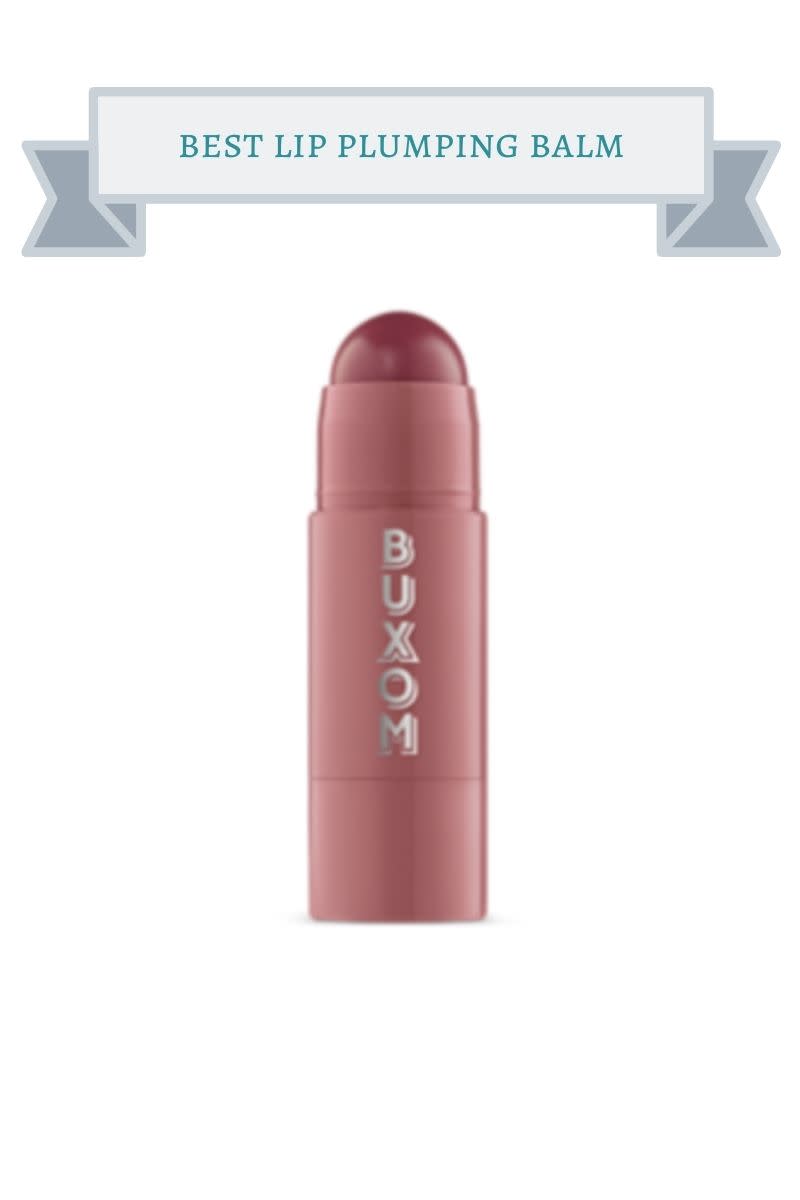 nude pink tube of buxom lip balm