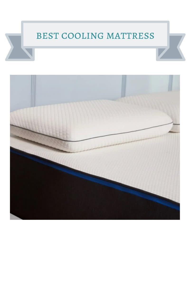 white quilted mattress and two white quilted pillows