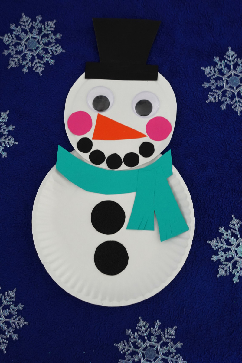 How to Make an Easy Paper Plate Snowman