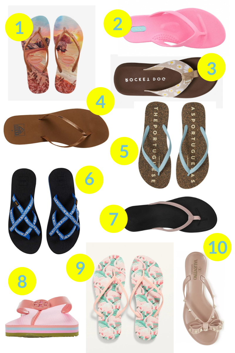 The Ten Best Flip Flops for Summer