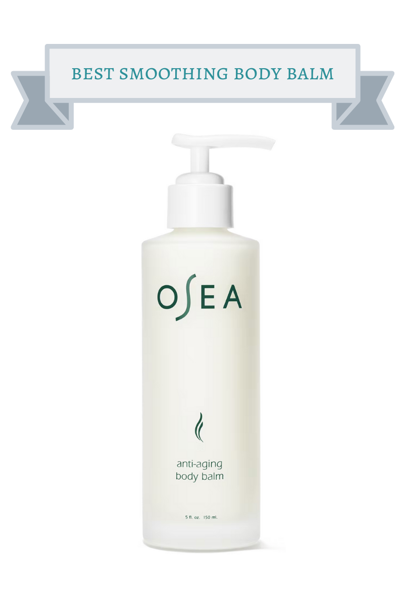 white bottle of osea anti-aging body balm