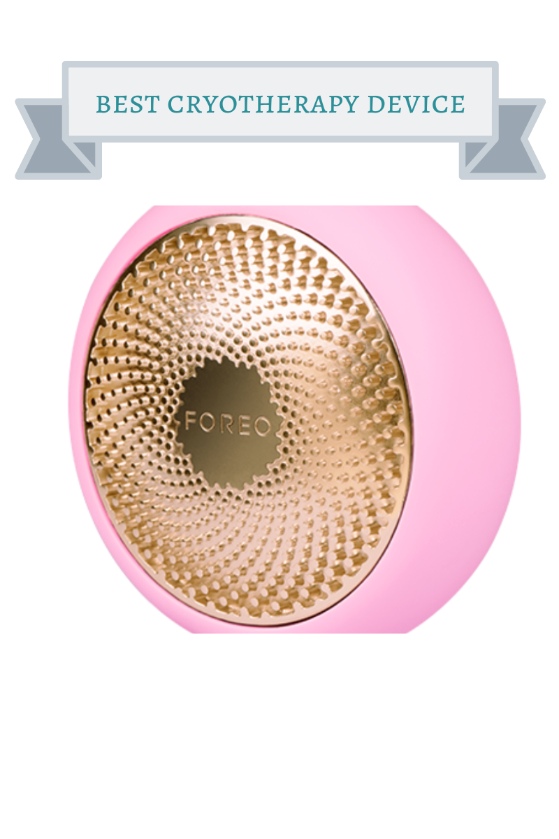 pink foreo facial mask device