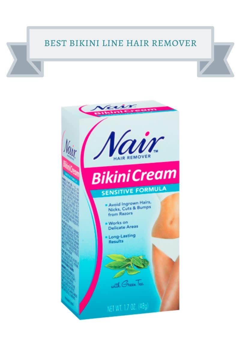 blue and pink box of bikini hair remover