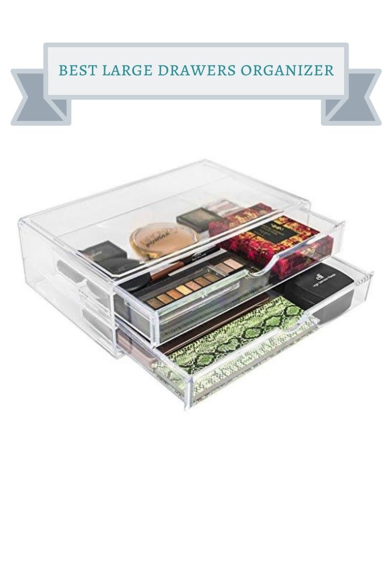 clear acrylic drawer organizer