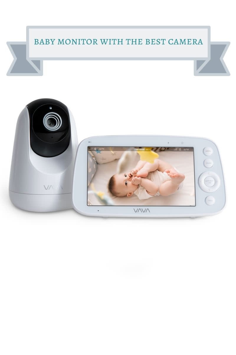 white vava video monitor and camera