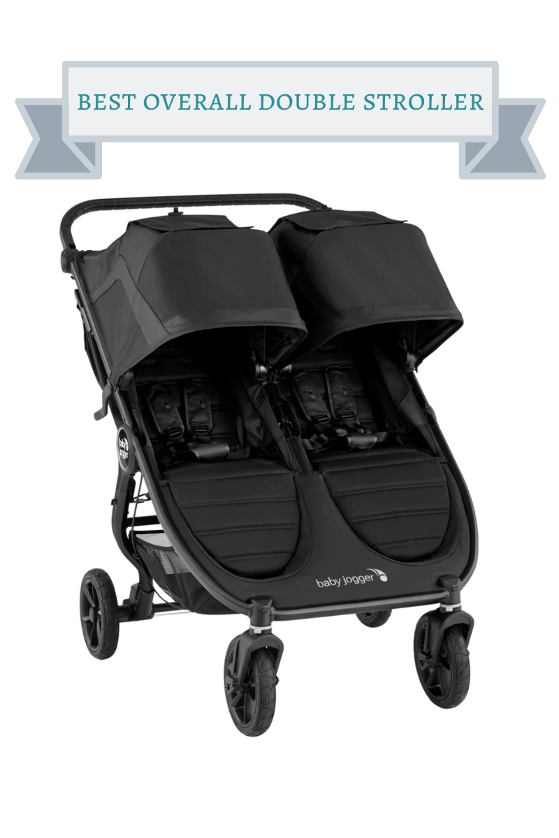 black baby jogger city mini double stroller