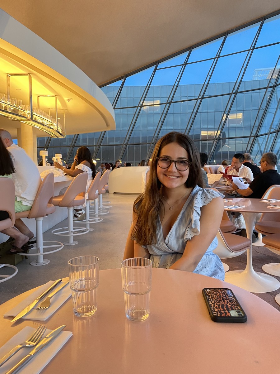 Checking in to the TWA hotel at JFK Airport