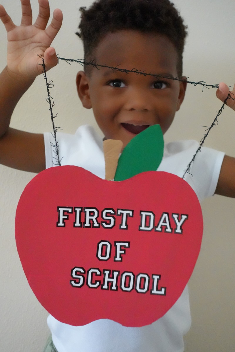 First Day of School Sign Craft