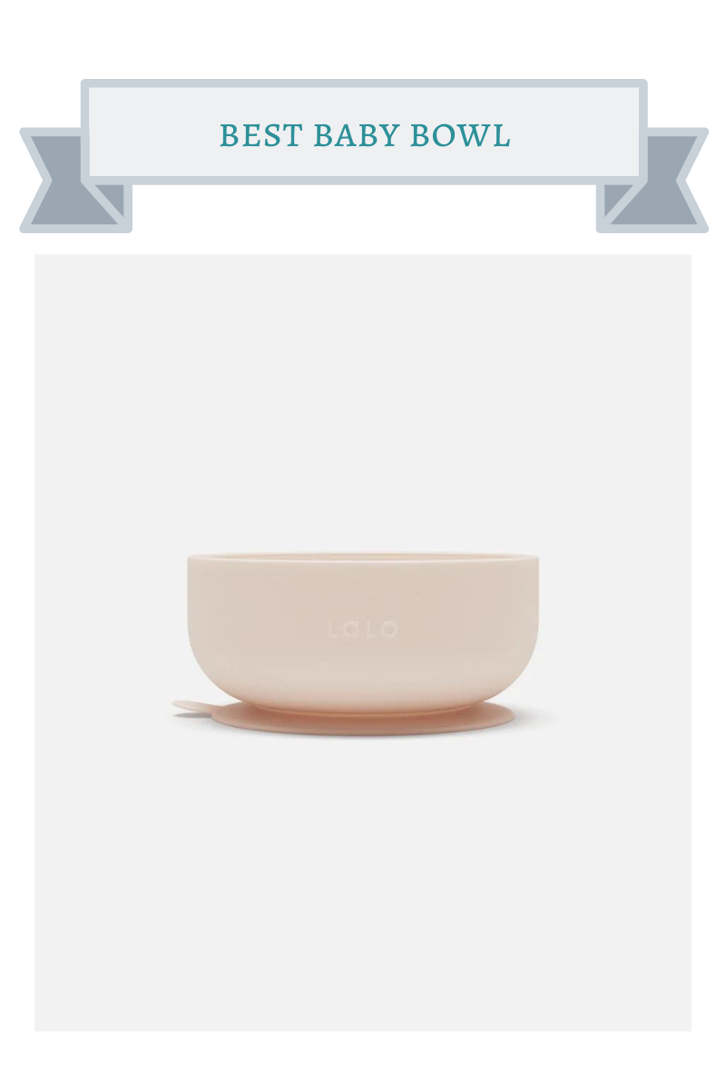 blush colored baby bowl