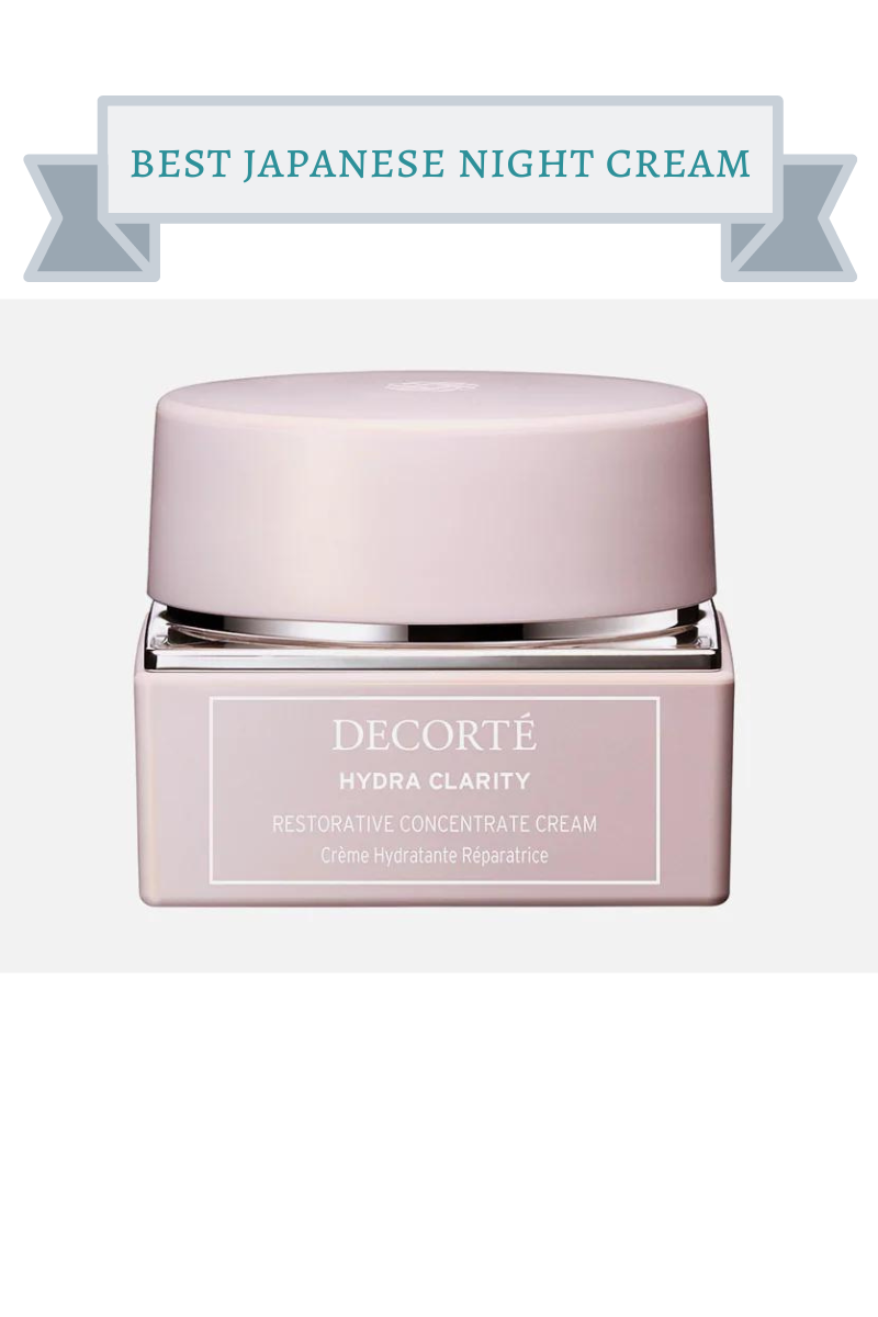 light pink jar of decorte hydra clarity cream
