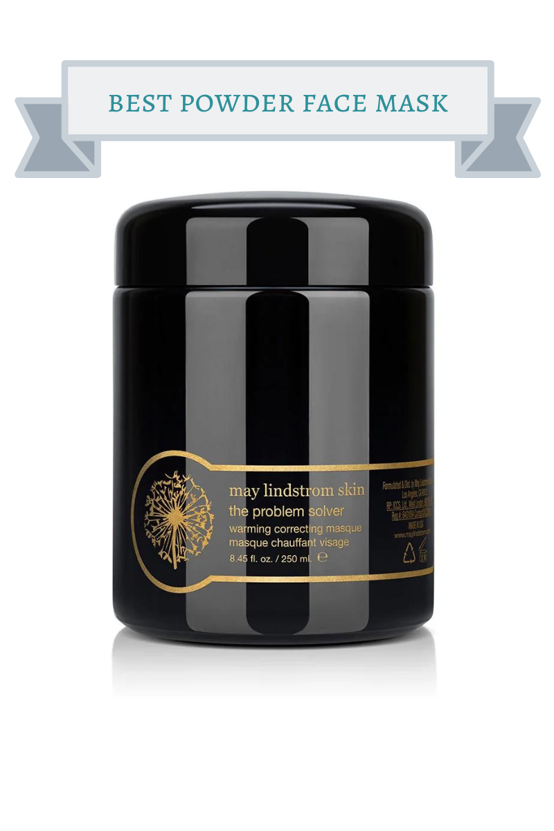 black jar of may lindstrom skin the problem solver with gold label