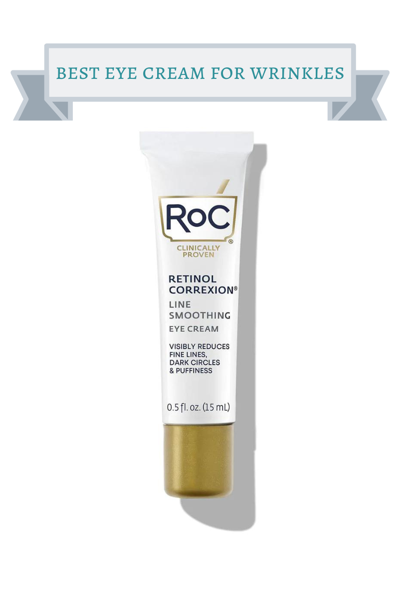 white tube of roc eye cream with gold cap