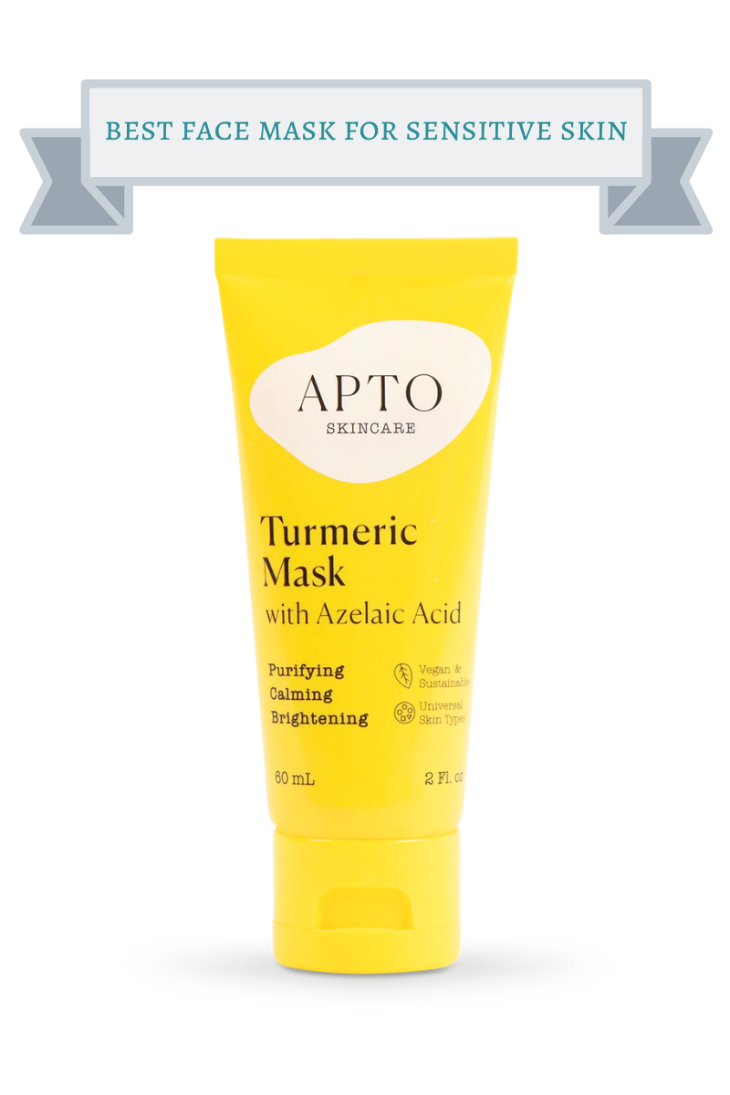yellow tube of apto turmeric face mask