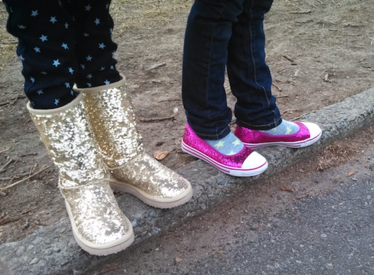 Sparkley Slip On School Shoes For Girls Sparkley Slip On School Shoes For Girls